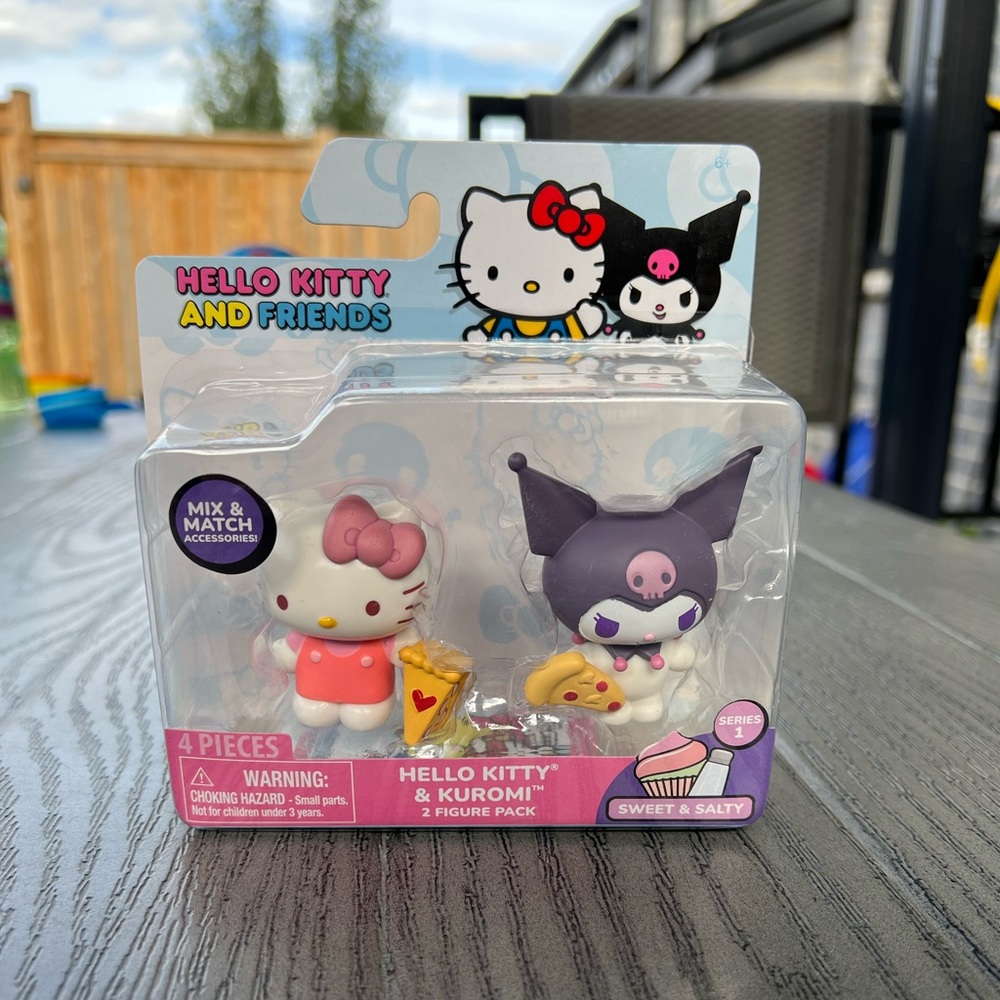 Hello Kitty & Friends Figure 2 Pack: Sweet & Salty Kuromi Series 1